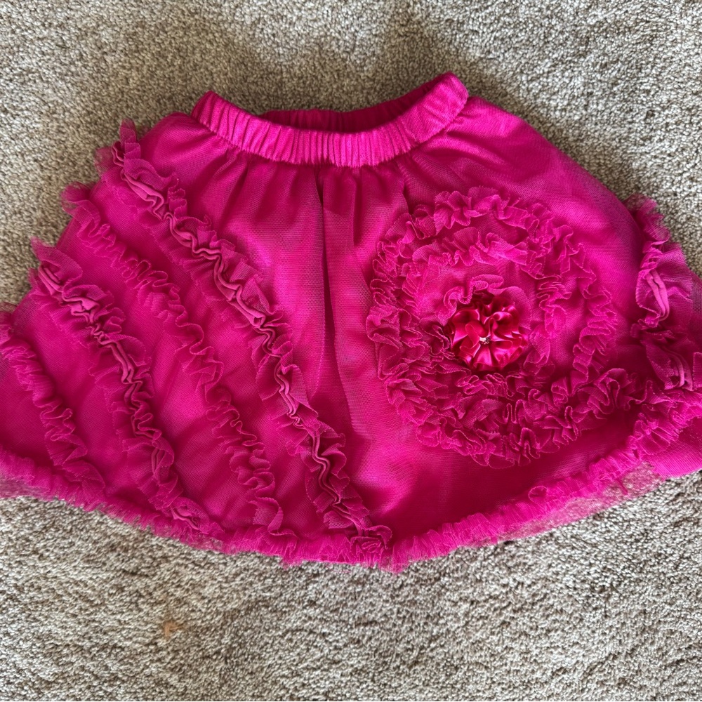 EUC Jona Michelle Vibrant Pink Skirt Size 4